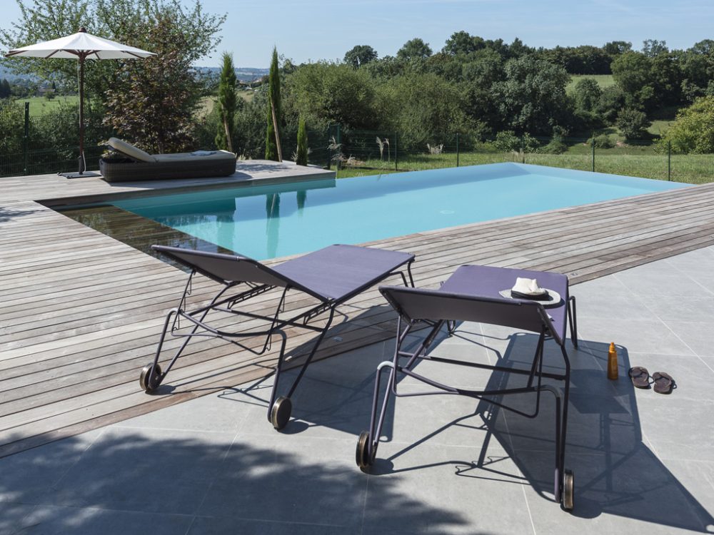 Piscine miroir à débordement sur mesure en Isère (38)